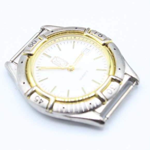 Vintage Paul Sebastian Classic Retro Wrist Quartz Silver & Gold Watch 90's - Picture 3 of 5
